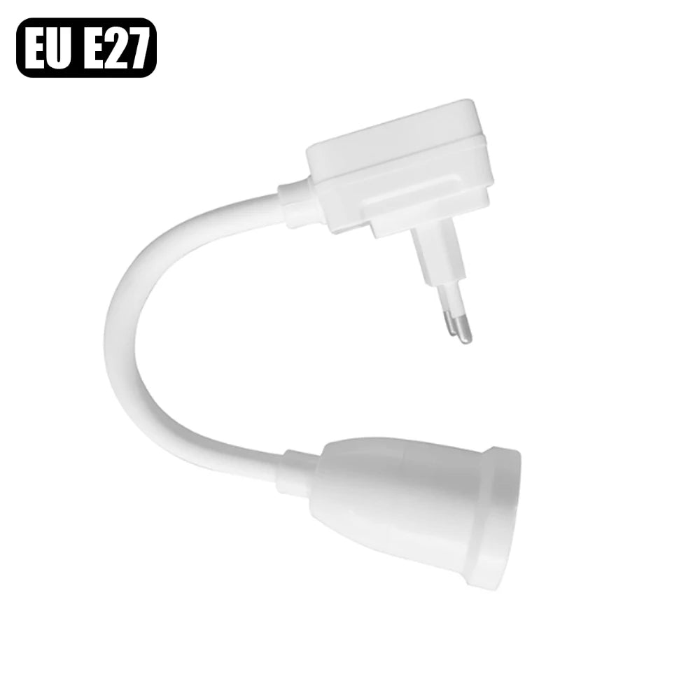 Direct Plug-in Rotary Lamp Head E27 Socket Lamp Converter with Switch EU US Plug Lamp Holder LED Table Lamp Led Base Lamp Base 
