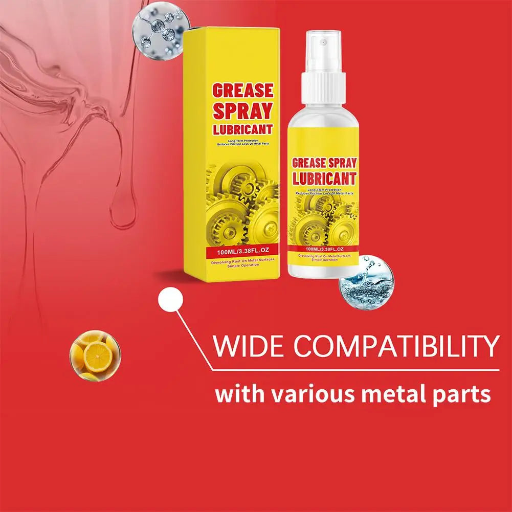 Rust Removal Lubricant Spray Multi-Purpose Rust Remover for Rust Prevention, Lubrication Car Maintenance Spray