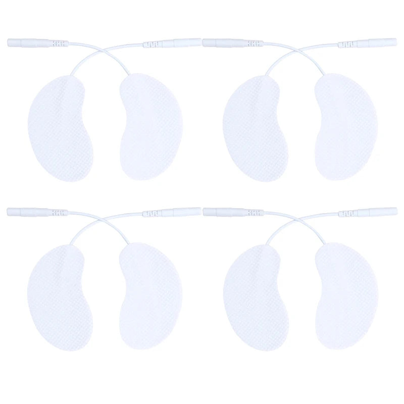 2/4/6/8pcs Electrode Pads For Eye Massage Acupuncture Facial Lifting Jawline Face Massager Muscle Stimulator Electro Pad