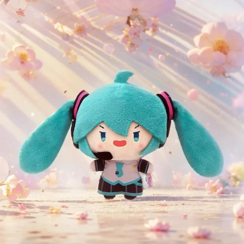 Hot Genuine Spot Hatsune Miku Double Ponytail Rotary Jumping Pull Start Pendant Fufu Doll Interesting Trendy Doll Birthday Gifts