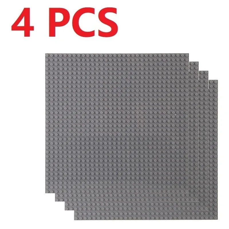 4PCS Classic Baseplates 32x32 16X32 Dots Building Blocks Bricks Base Plates DIY Plastic Board Blocks MOC City Construction Toys