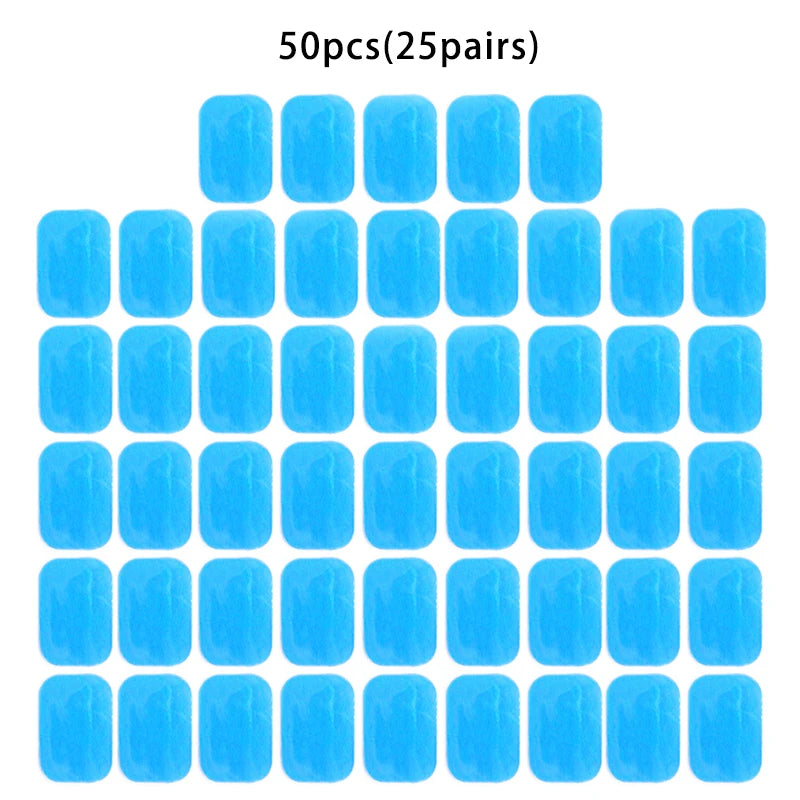 50/100pcs Trainer Abdominal Gel Stickers Fitness Hydrogel Electrode Pad For Muscle Stimulator ABS Trainer Body Massager
