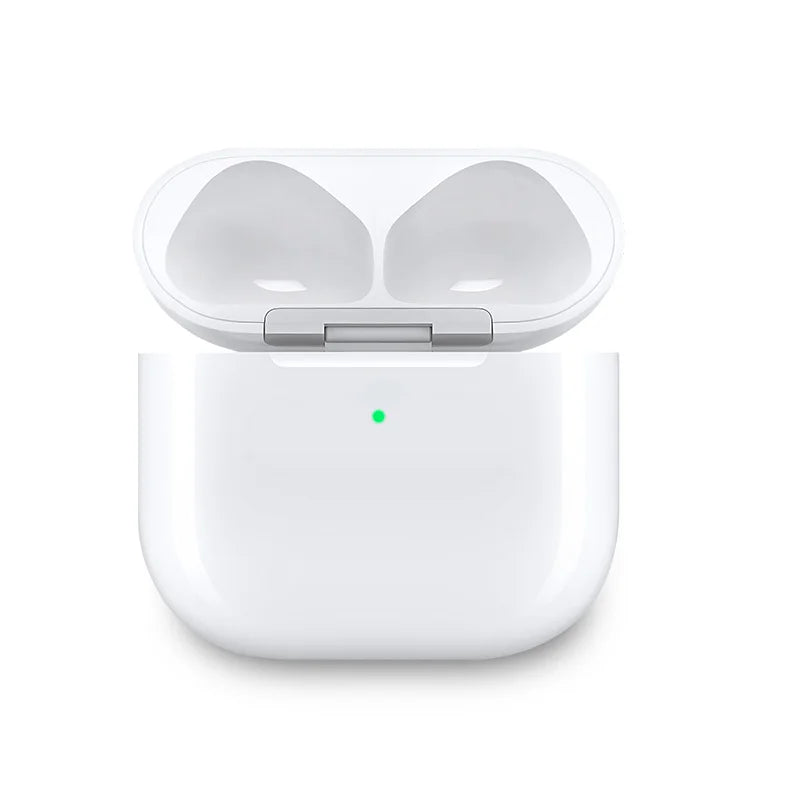 AirPods 4 Charger Case Replacement w/ Wireless Charging & Real Pop-Up – No Earbuds, OEM-Like Battery Holder