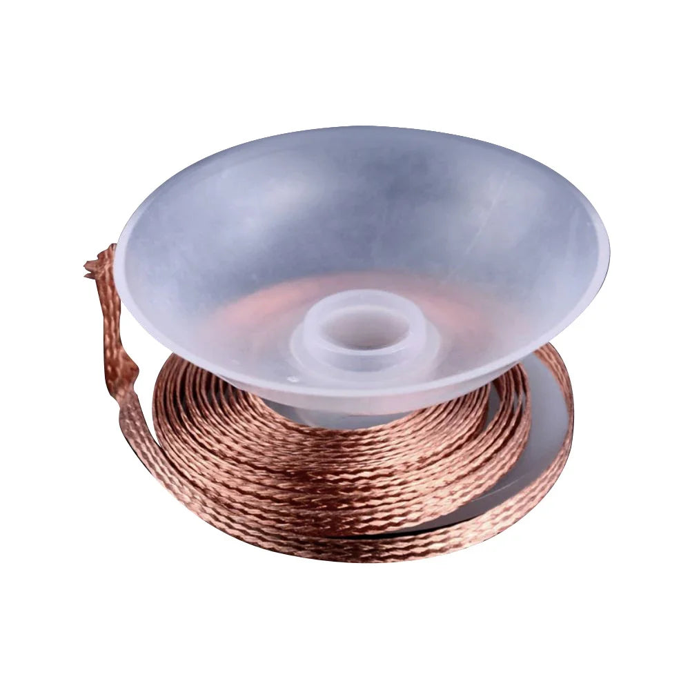 1.0-4.0mm Desoldering Mesh Braid Tape Copper Welding Point Solder Remover Wire Soldering Wick Tin Lead Cord Flux For Soldering