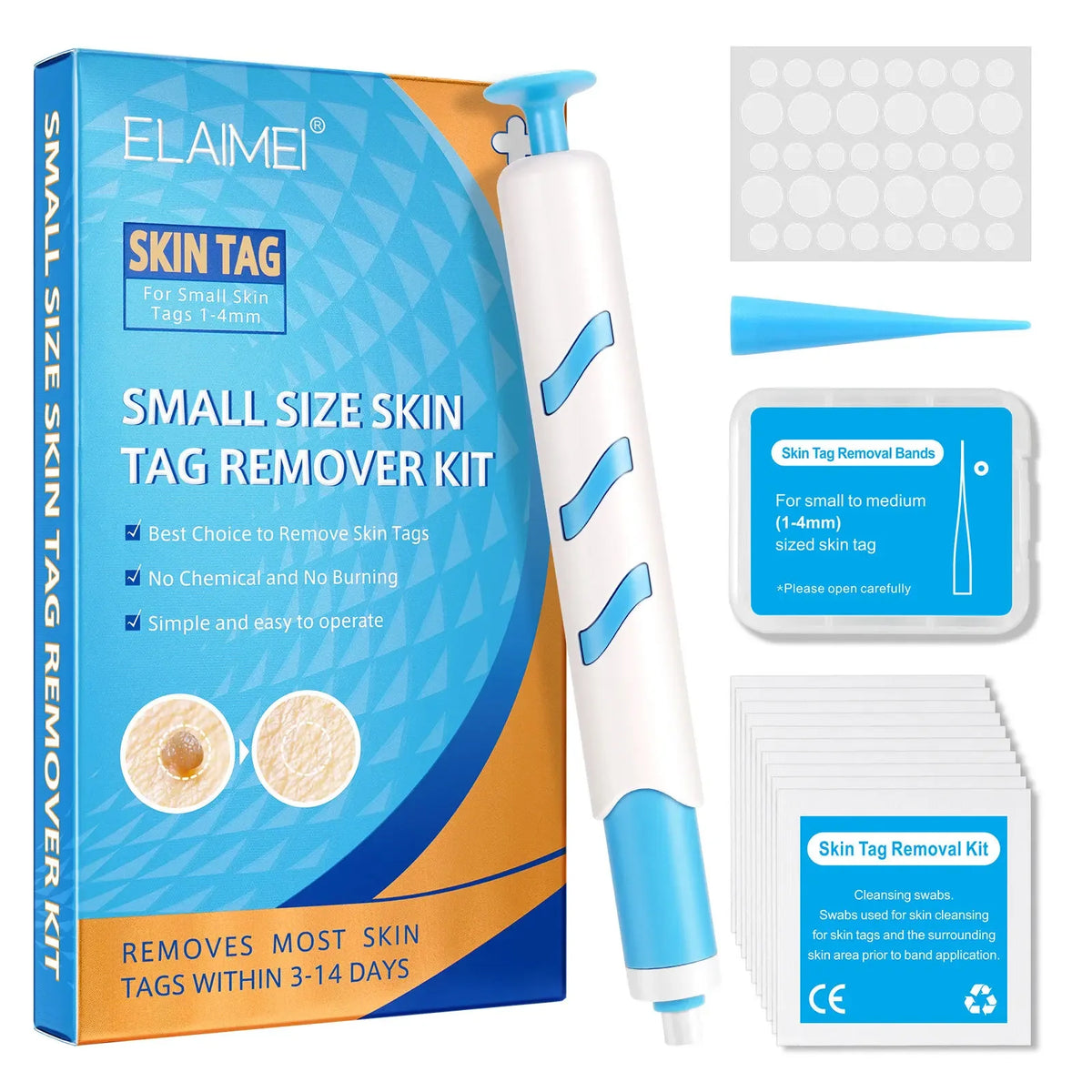 Home Use Painless Safe Skin Tag Mole Wart Spot Removal Equipment for Smooth Skin Wart Remover Eyelid Lifting Acne Treatment Pen
