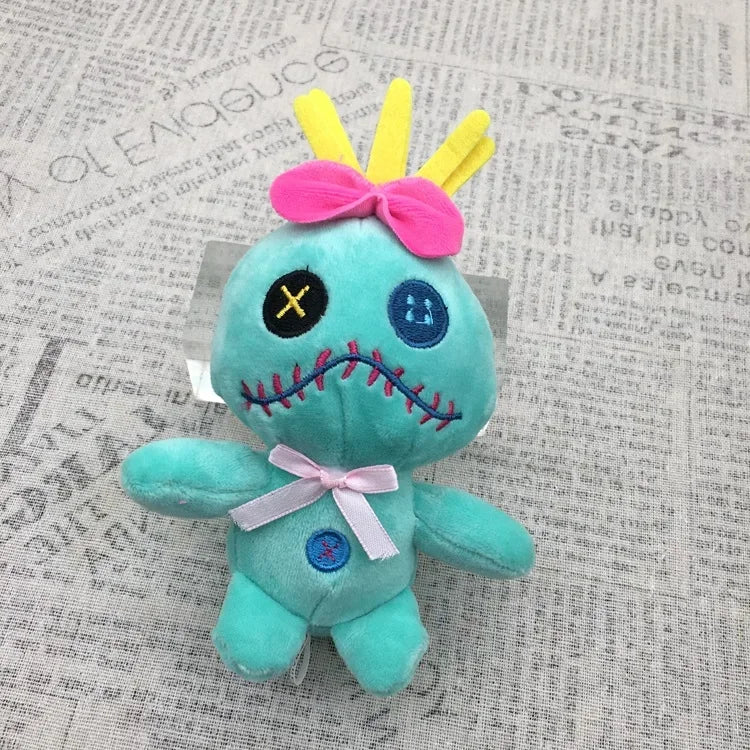 Disney Lilo and Stitch Plush Doll Toy Bouquet Stitch Animal Stuffed Keychains Pendant Girl Kids Birthday Christmas Gifts