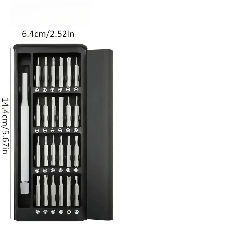 25 in 1 mini screwdriver set,flat head and cross shaped small screwdrivers, suitable for electronic products,Halloween,Christmas