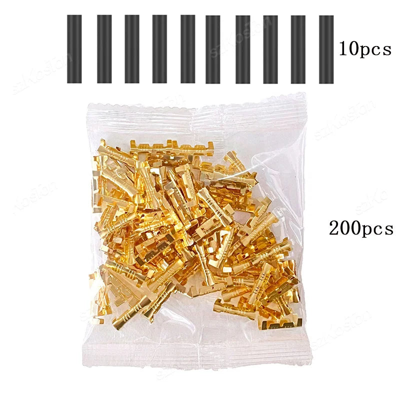 50/100/200PCS 453U-shaped Electrical Cable Connectors Tab Cold Insert Wire Connector Electricos Small Ceeth Terminal 0.3 -1.5mm²