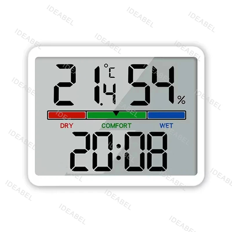 LCD Digital Thermometer Hygrometer Indoor Room Electronic Temperature Humidity Meter Sensor Gauge Weather Station For Home 