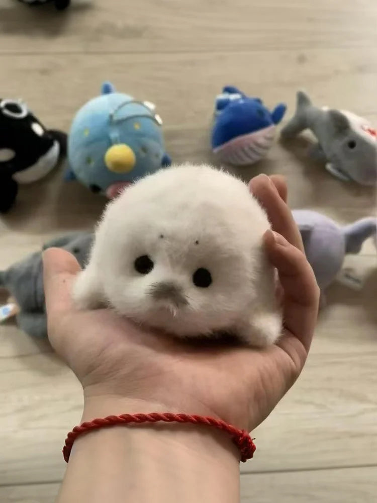 Cute Baby Seal Doll Plush Toy Pendant Simulation Ocean Toy Souvenir Seal Pendant Gift Doll Bag Pendant