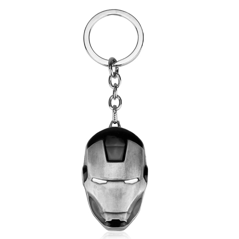 Iron Man Keychain Metal Key Chain Superhero Avengers Key Holder Gift Fans Friend Toy