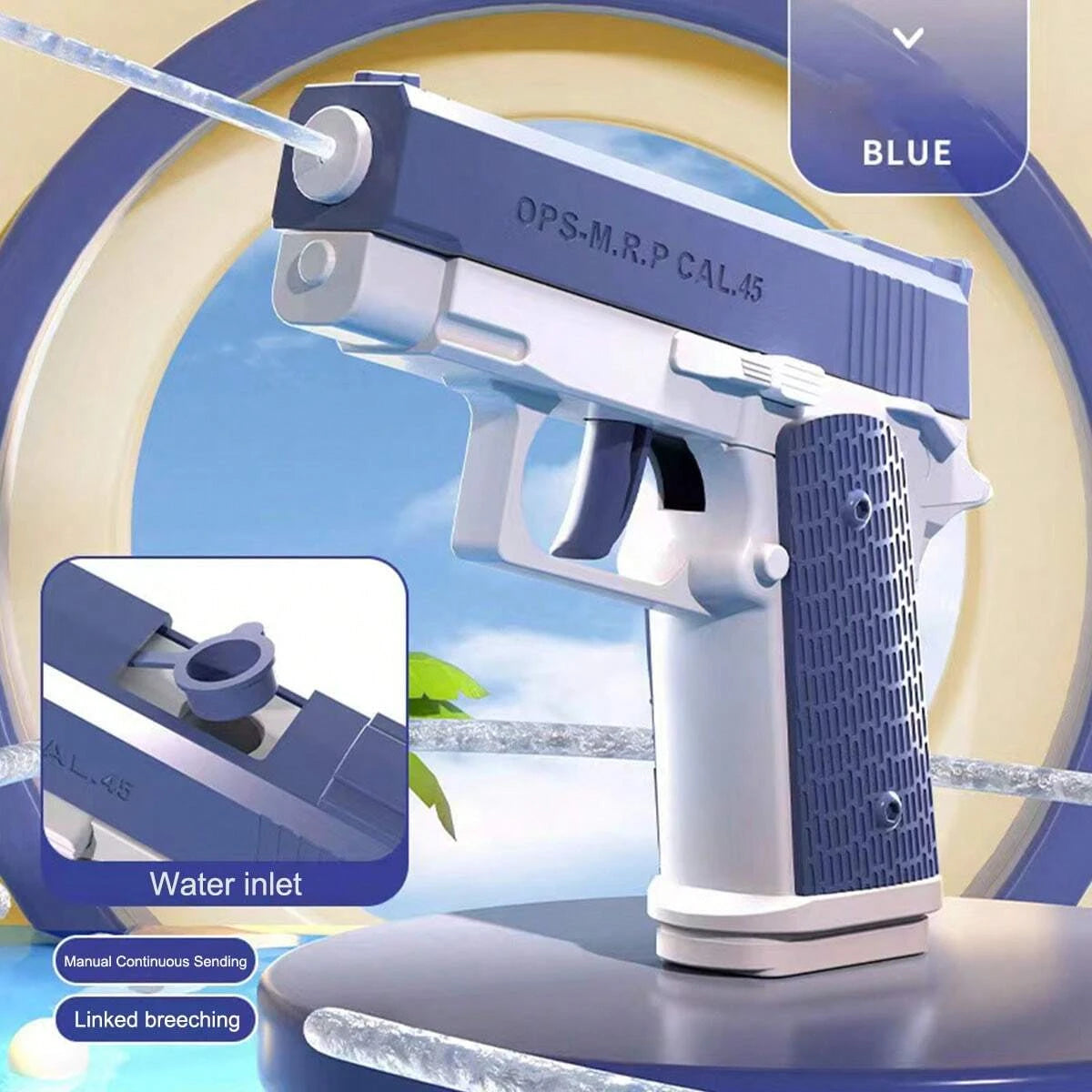 M1911 Water Guns Pistol Toy Squirt Guns, Summer Pool Beach Shooting Games Outdoor Toys, Water Blaster Pistol for Kids Adult