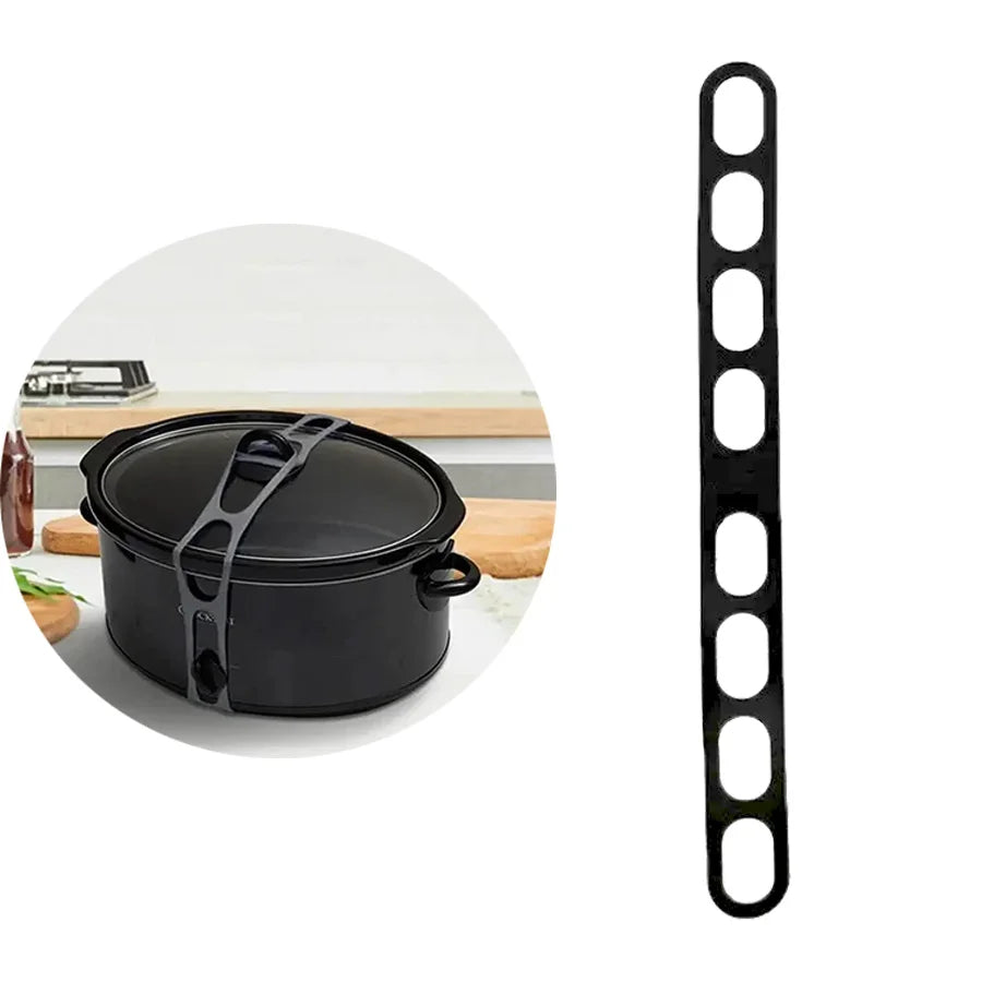 54cm Reusable Lid Strap Silicone Elastic Band Universal Pot Lid Holder for Lunch Box Strap Elastic Band Outdoor Tableware Tool