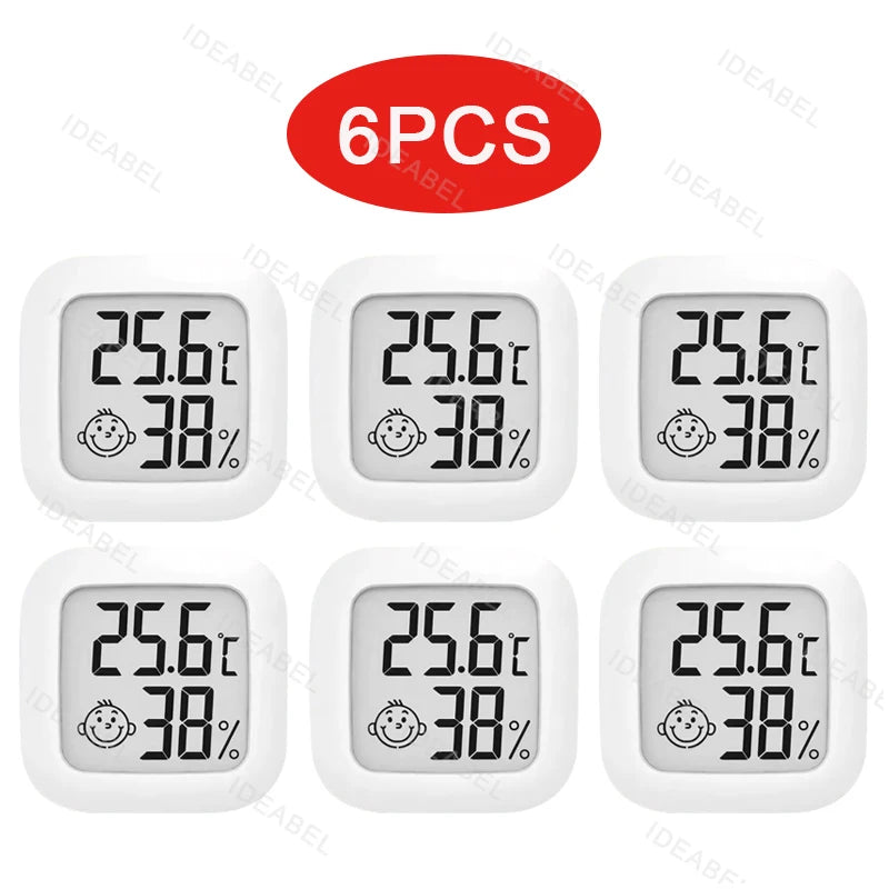 4-10PCS Mini LCD Digital Thermometer Hygrometer Indoor Room Temperature And Humidity Meter Sensor Meter Home Thermometer