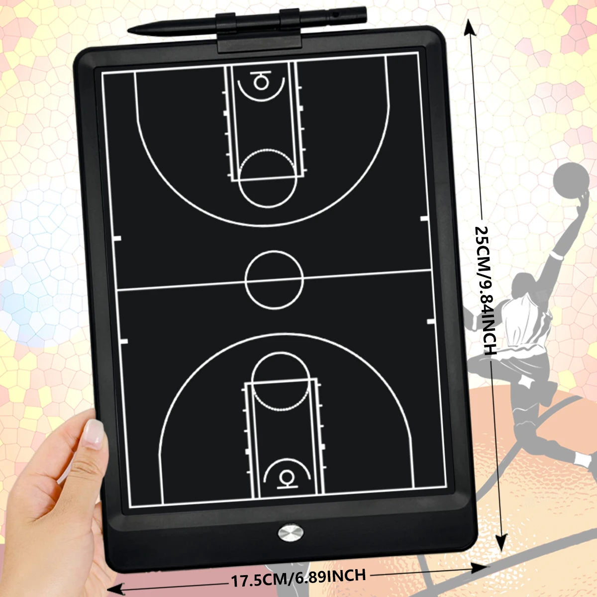 8.5/10/16-Inch LCD Electronic Football Tactical Tablet Strategy Marker Basketball Board Soccer Coach Blackboard Sports Training