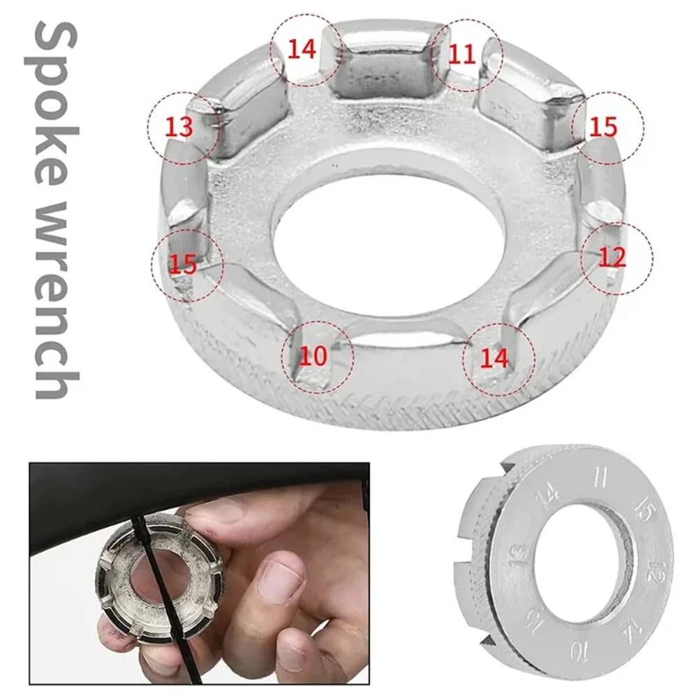 1PC New Bicycle Spoke Wrench Tools Road Bike Spokes Key Cycling Tools Steel Wheels Tool Mtb Accessories