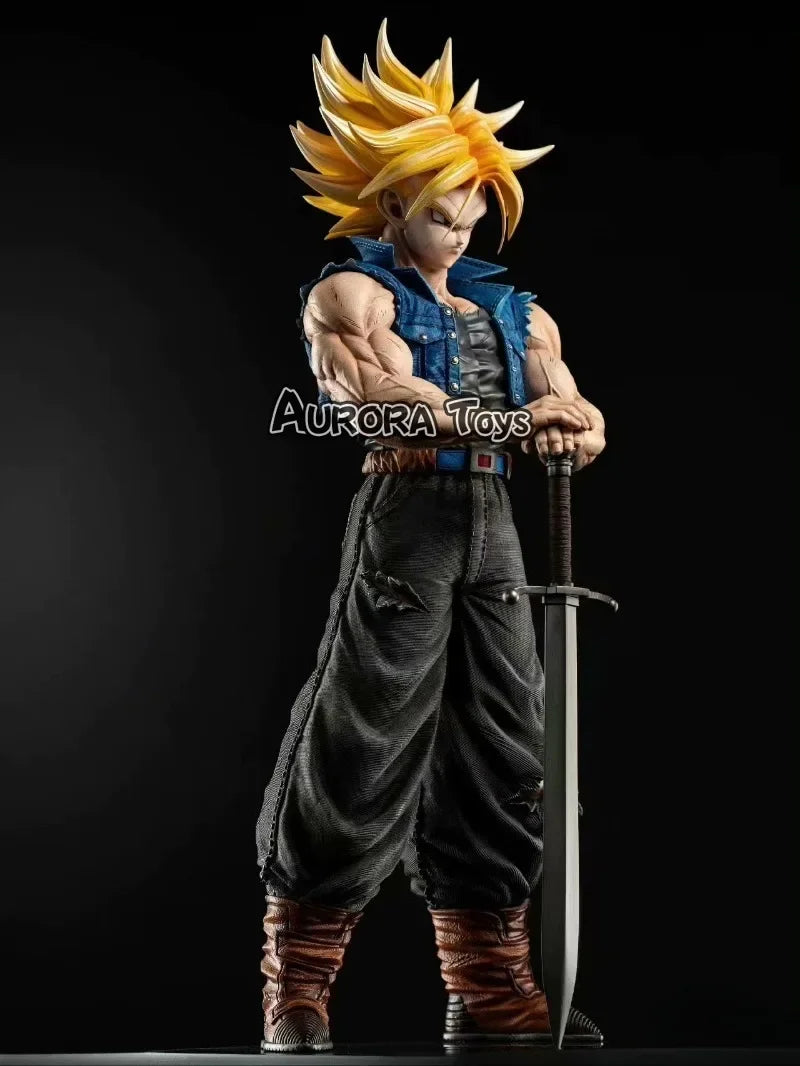 22.5cm Dragon Ball Z Fighters Trunks Anime Figure Super Saiyan Trunks Figure Figures Model Collection Decoration Toy