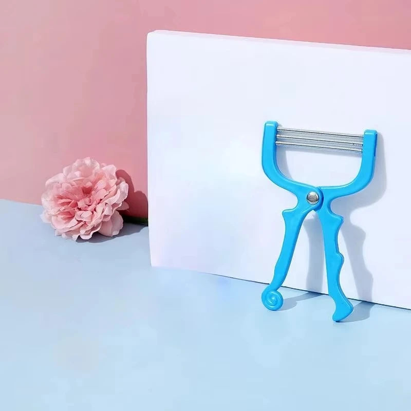 Smooth Skin Facial Hair Removal Device - Elastic Lip and Eyebrow Hair Removal Device, Handheld Facial Hair Removal Device, Gentl