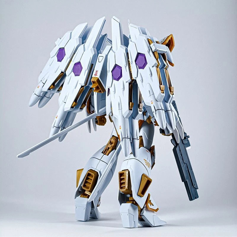 Hg 1/144 Seed Freedom Black Knight Squad With Light Wings Water Sticker Action Figures Assembled Model Kit Collectible Toys Gift
