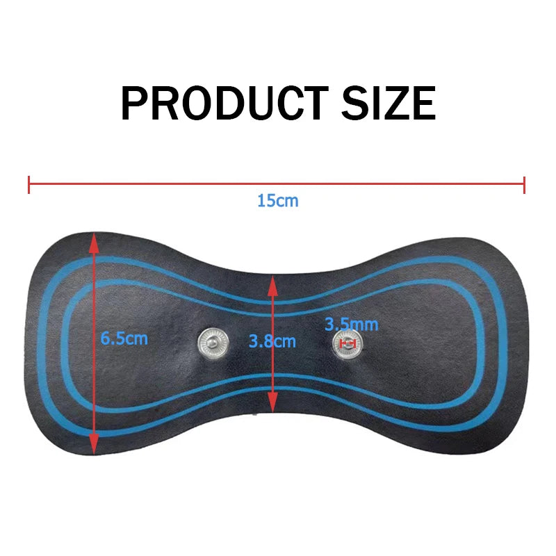 Electric Neck Massager EMS Muscle Massage Stimulator Hip Exerciser Replacement Tens Body Massager Patch Mini Device