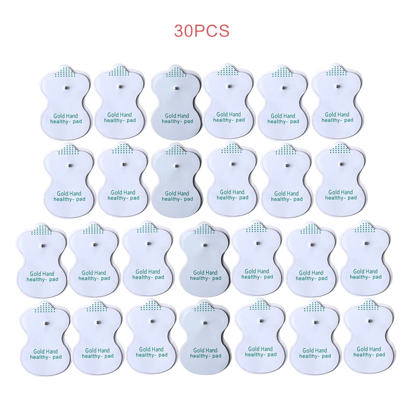 10/20pcs Electrode Pads Reusable Massage Patch for Tens Electrodes Digital Machine Massage 3.5mm Plug Body Massager Accessories