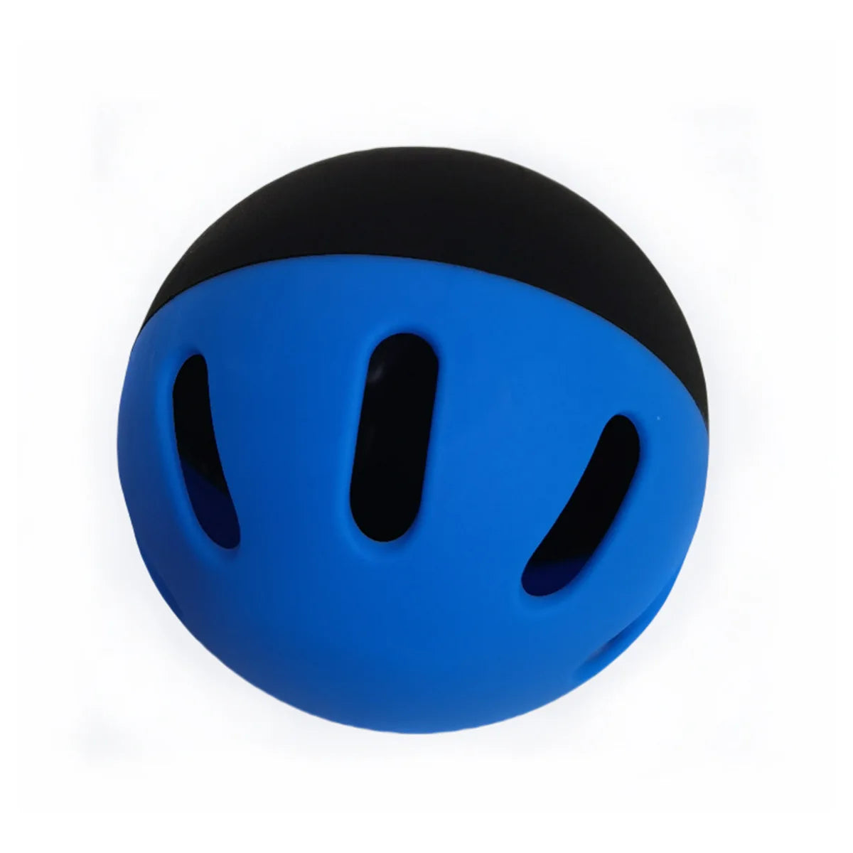 1A-5Pcs Baseball Practice Balls 74MM Super Soft Indoor & Outdoor Auxiliary Balls EVA Hollow Hole Balls Black & Blue Duplicates