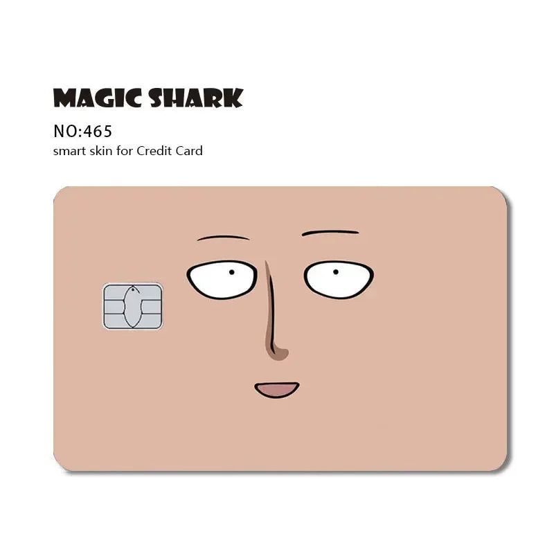 Magic Shark Kawaii Anime Tape Pig Dreamy Sticker Film Skin Cover for Debit Credit Bank Card Small Large Chip