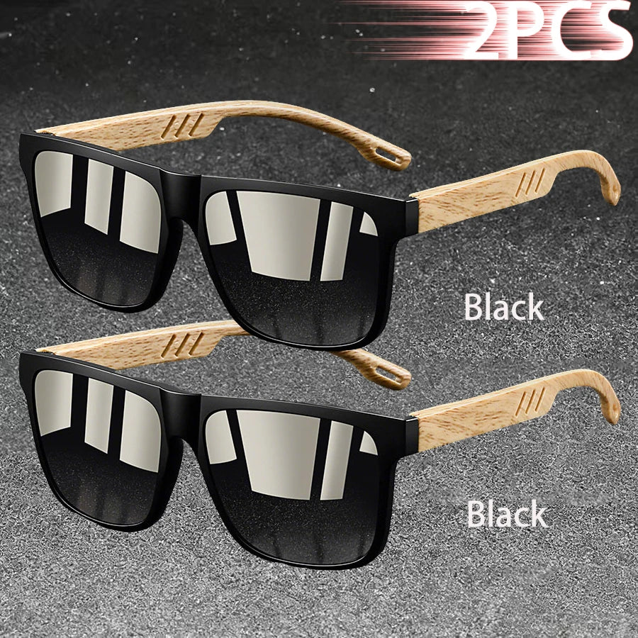 Fashion Vintage Square Square Frame Sunglasses Men Women Fishing Driving Man Luxury Brand Designer Sun Glasses Eyewear