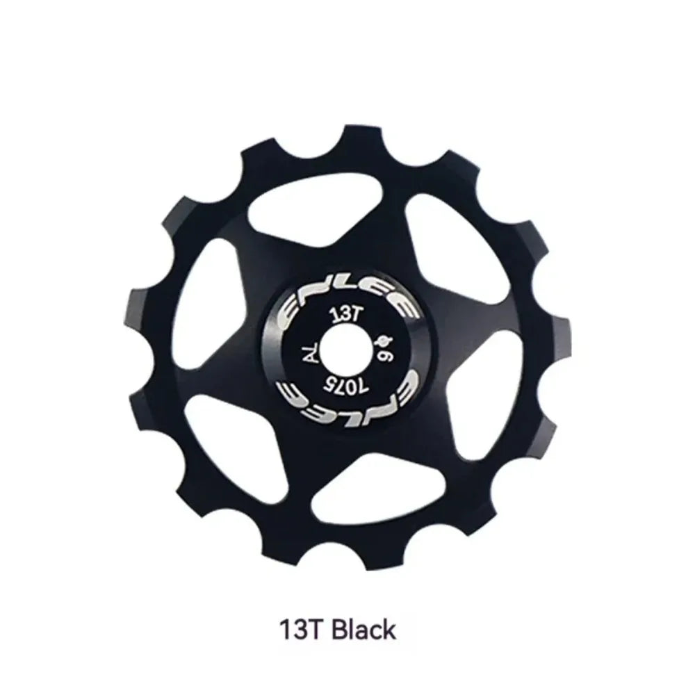 Five Colours Bike Aluminum Alloy Guide Wheel Pulley Rear Derailleur 11T 13T Guide MTB Ceramic Bearing Jockey Wheel For 4/5/6MM