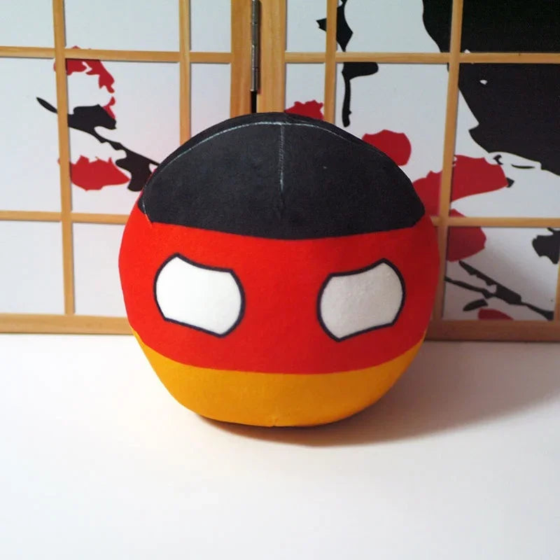 10cm Cute Countryball Polandball Plush Stuffed Dolls Anime Short Toys Mini Pillow Bag Key Ring Pendant Cosplay Gifts