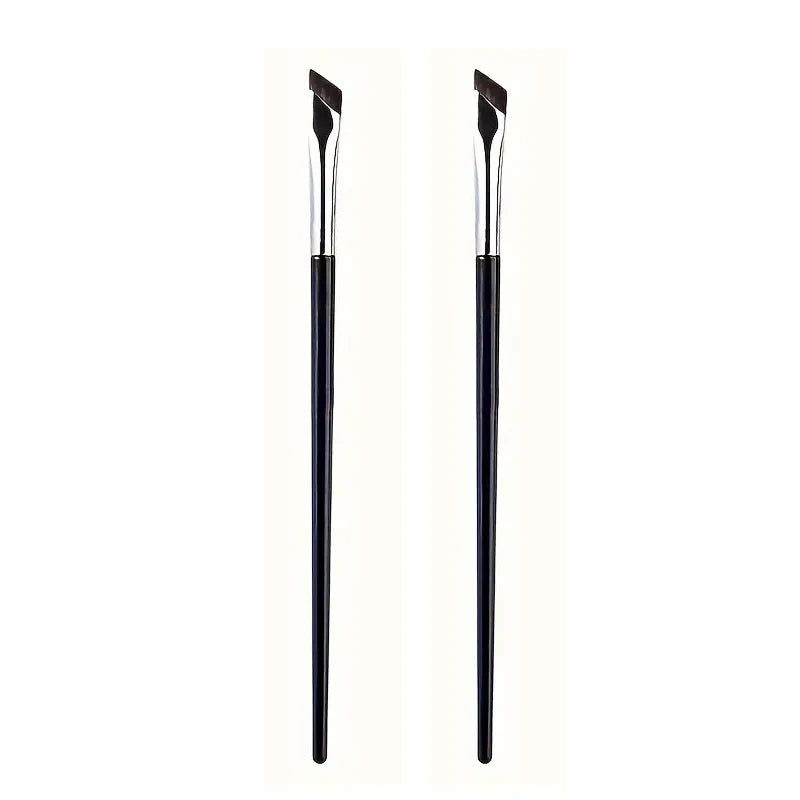 2/5Pc Karsyngirl Upgrade Blade Eyeliner Brush Ultra Thin Fine Angle Flat Eyebrow Brush Under The Eyes Place Precise Detail Brush