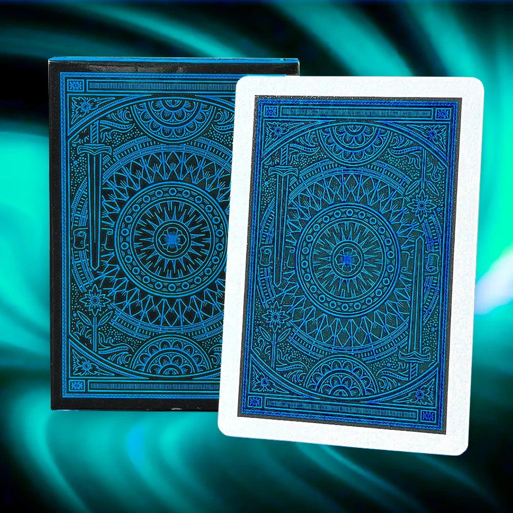 Blue Phantom Playing Cards High-end Frosted Plastic PVC Waterproof Deck of Cards Environmentally Poker for Recreation Collection