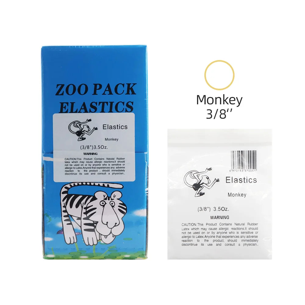 TJdent 5000Pcs/Box Dental Orthodontic Elastics Rubber Bands Zoo Pack Latex Braces Ligation Ring 3.5OZ Dentistry Material