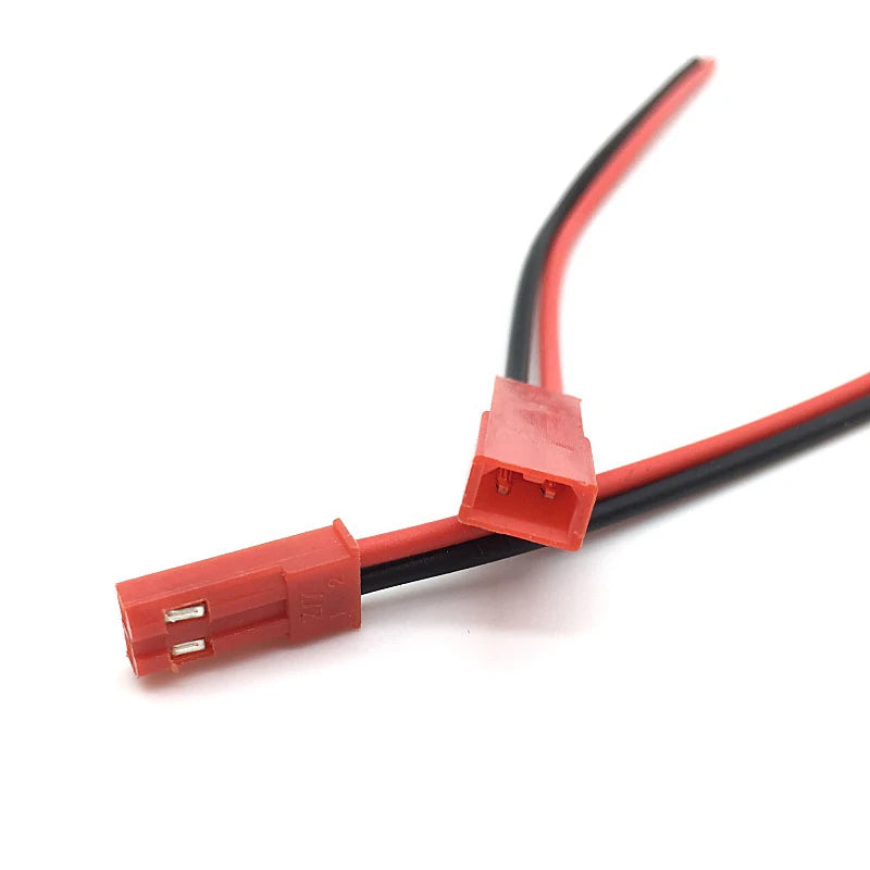 20pcs Male&Female Connector JST Plug Cable DIY 2 Pin Connectors Terminals