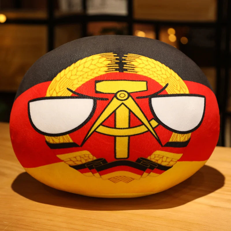 Wholesale Hot 10/30/40cm Polandball Country Ball Toy Plush Pendant Doll Countryball Ussr Usa France Russia Uk Japan Germanyitaly