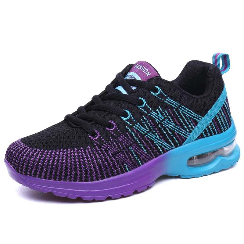 Women Sports Shoes Outdoor High Quality Running Shoes Breathable Athletics Casual Sneaker Ladies Non-slip Sport Walking Shoes