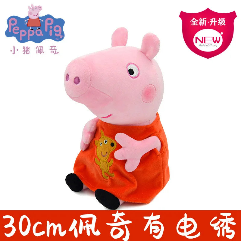 30cm Peppa Pig Plush Toys George Teddy Bear Mr Dinosaur Cute Cartoon Anime Figure Kawaii Stuffed Plush Toys Kids Christmas Gifts