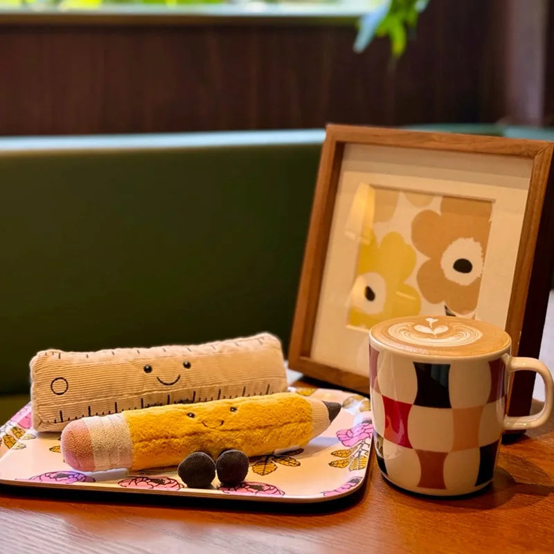 Exquisite Cartoon Plush Toy Stationery Pencil Soft Plush Creative Decorative Ornaments Collection Festival Gifts For Children