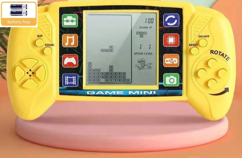 Portable Handheld Game Console BRICK GAME Handheld Players Nostalgic Educational Toys Pocket 4 Colors Classic Childhood Gift