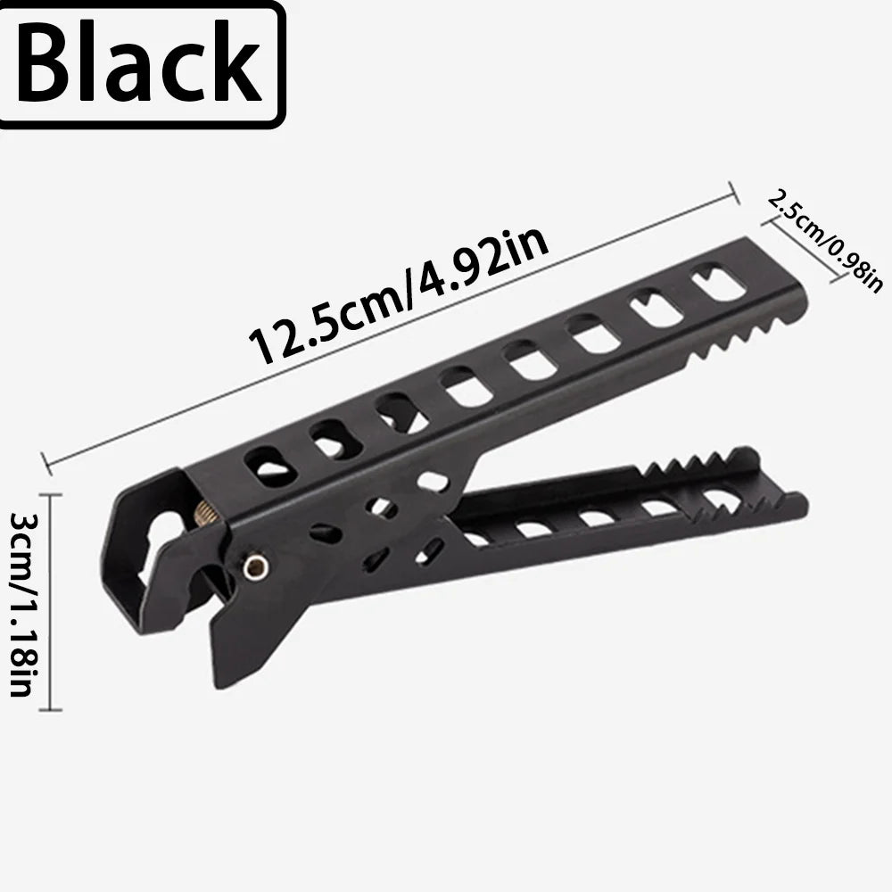 Outdoor Aluminium Anti-hot Alloy Clip Bowl Gripper Holder Portable Camping Pot Pan Handle Kitchen Accessories Cooking Supplies