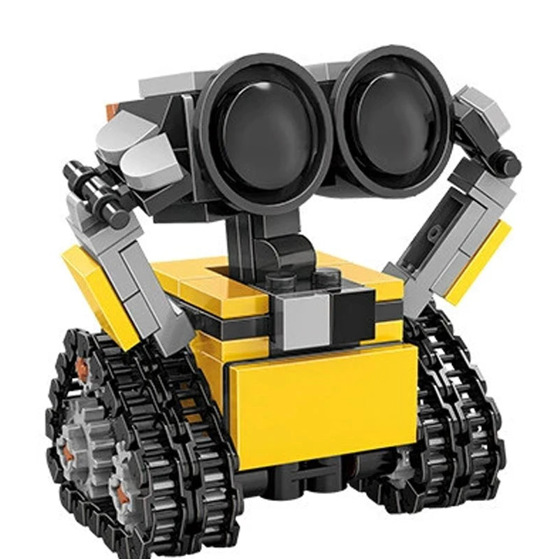 Space Mini Robot MOC Building Bricks Toys 217Pcs Tracked Bot Model Classic Movie Sci-Fi Blocks Dolls Kids and Adult Gifts