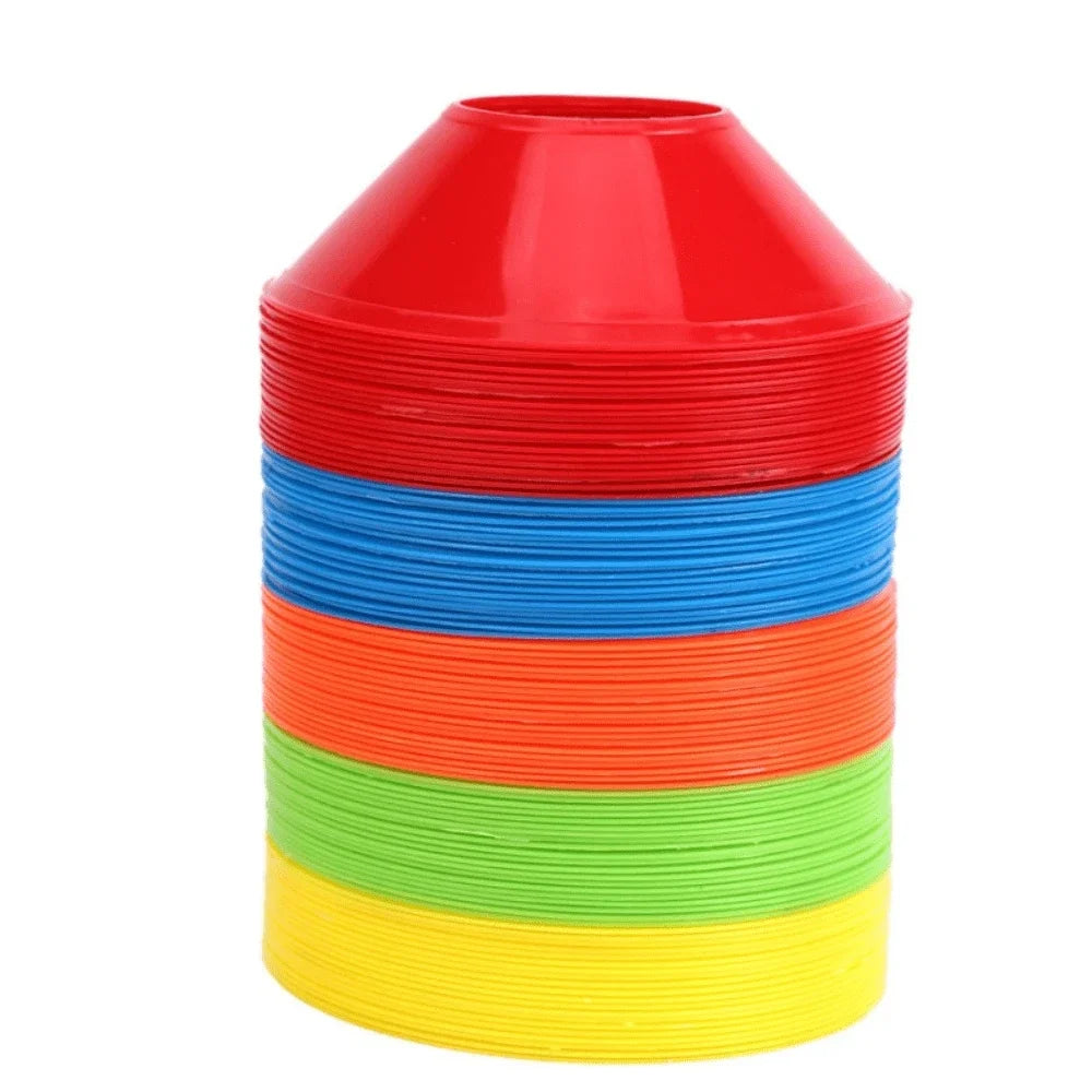 10/20/30pcs Soccer Training Sign Dish Pressure Resistant Cones Marker Discs Bucket Outdoor Basketball Football Training Sports