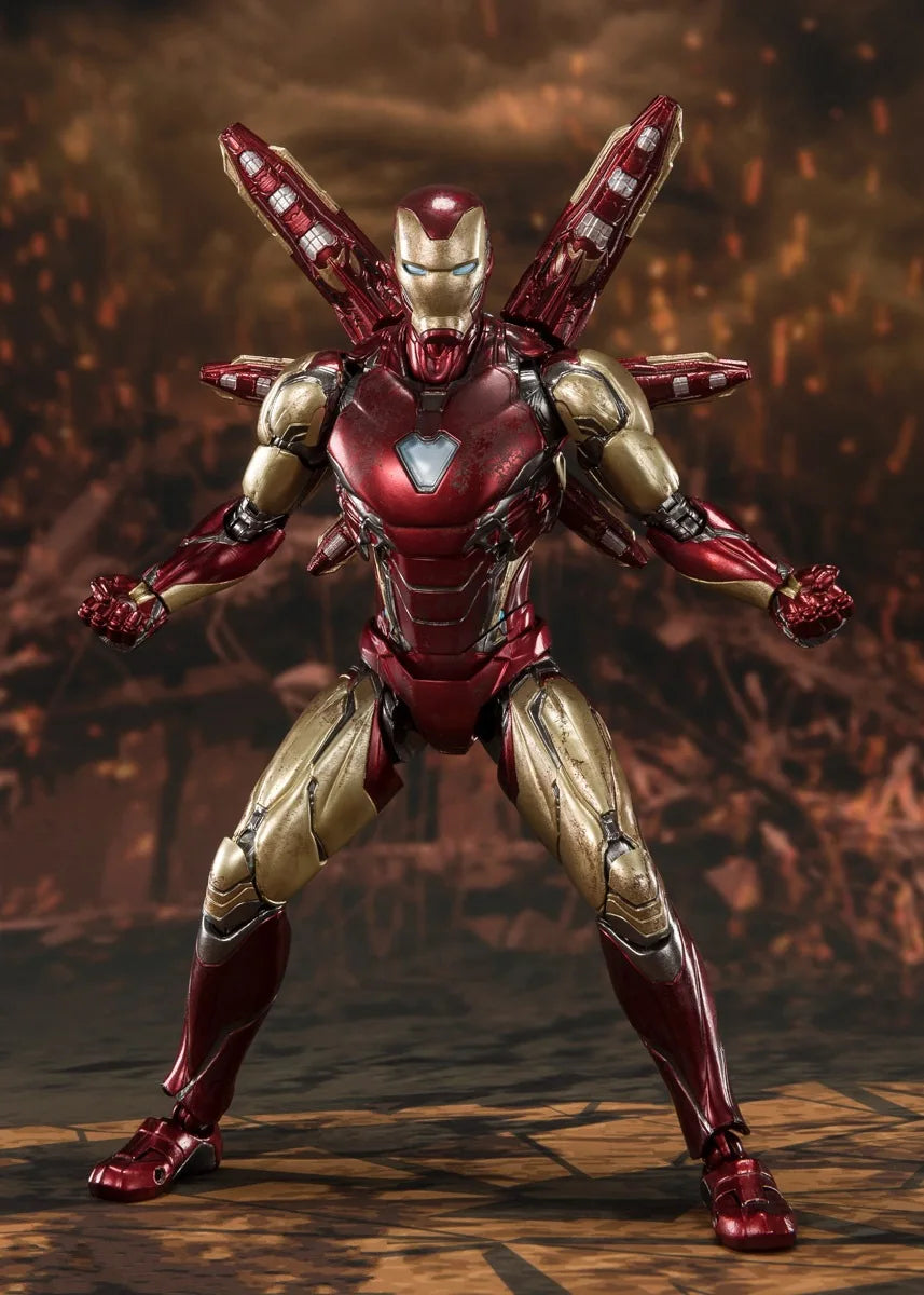 New 16cm Marvel Avengers Iron Man Mark 85 Ultimate Articulated Figure Model Statue Desktop Decoration Gift