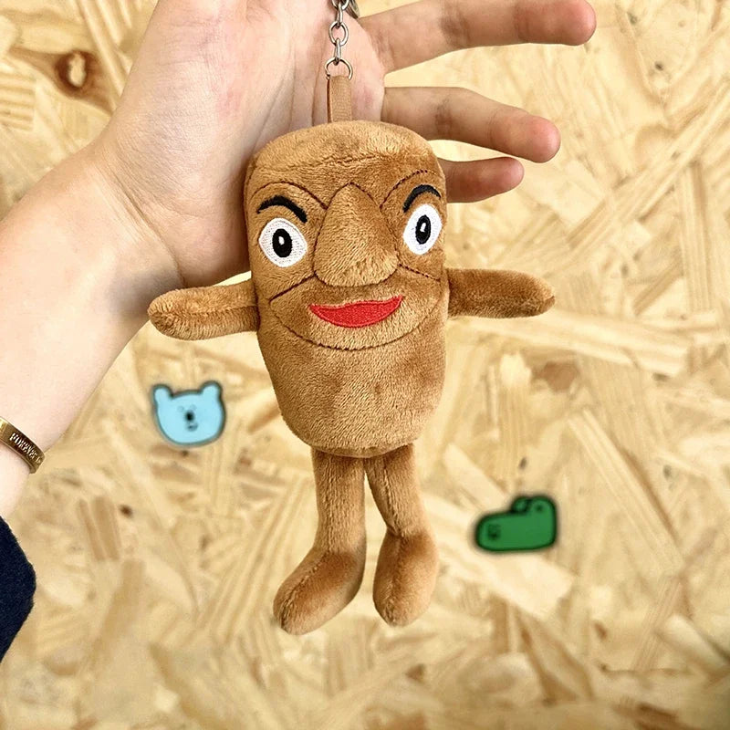 Brainrot Plush Toy Keychain Tung Sahur Cartoon Crocodilo Shimpanzini Decorative Doll Tralalero Tralala Figures Bananini Gift Toy