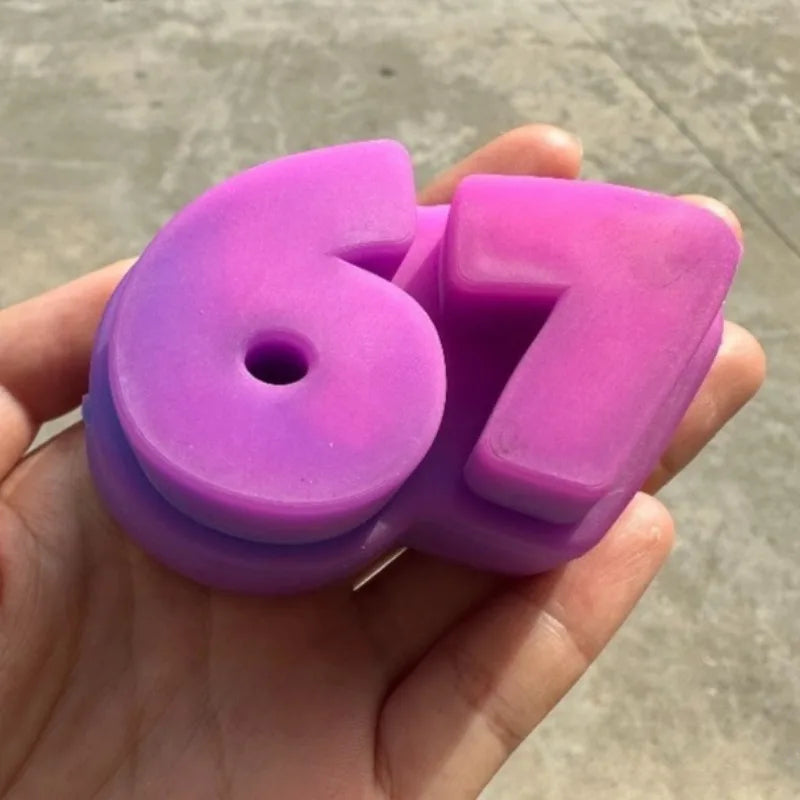 Squishy Six Seven Maltose Fidget Toy Hot Internet Buzzwords of The Hit 67 Series Squeeze Toy Decompression Toy X-mas Gift