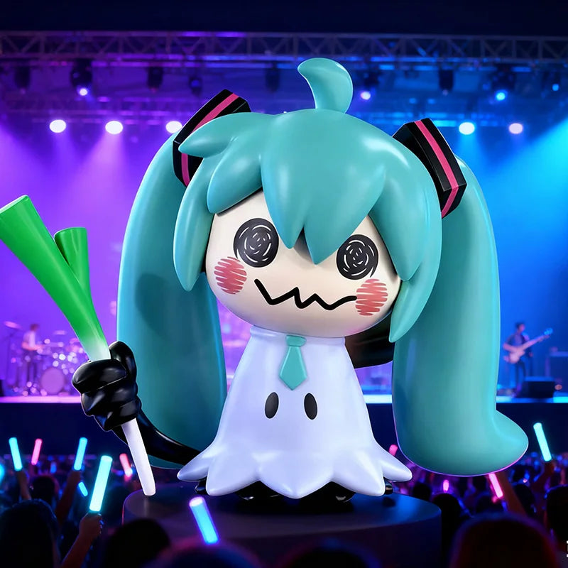 7CM Hatsune Miku Anime Figurine Kawaii Tabletop Decorations Action Figures Doll Model Toy Gift