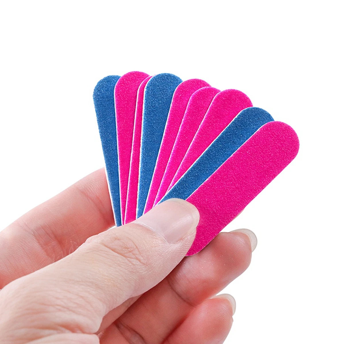 10 to 1000 pcs Disposable Mini Nail Files - Double Sided Emery Boards for Manicure and Pedicure - 180/240 Grit