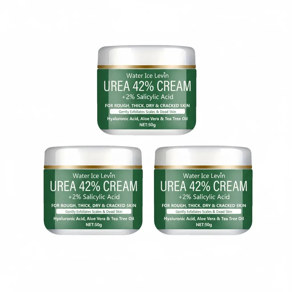 Intensive Repair Urea 42% + Salicylic Acid Cream. Treats Rough, Thick, Dry, & Cracked Skin. Hydrates, Exfoliates, Soothes