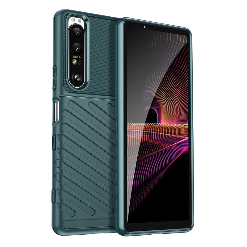 Luxury Shockproof Silicone Phone Case for Sony Xperia 1 III - Soft TPU Protective Cover