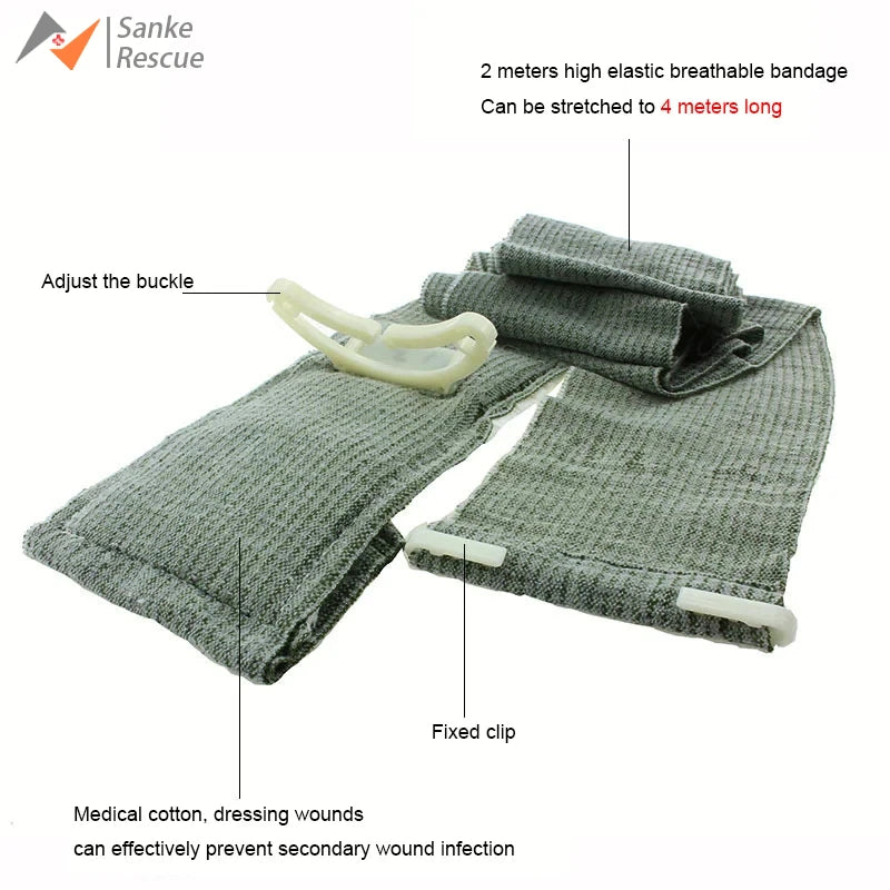 Emergency First Aid Trauma Kit With Israeli Bandage For Outdoor Camping Hiking Security Protection Wound Care